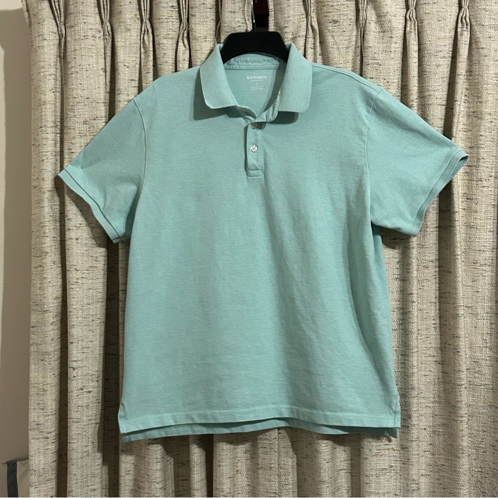 Bonobos Cotton Short Sleeve Pique Polo - Large